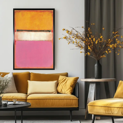Affiche inspiré "MARK ROTHKO"