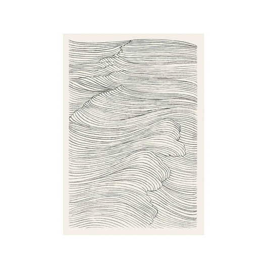 Affiche en toile abstraite MOON