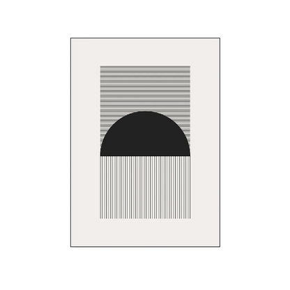 Affiche en toile "NOIR ET BLANC"