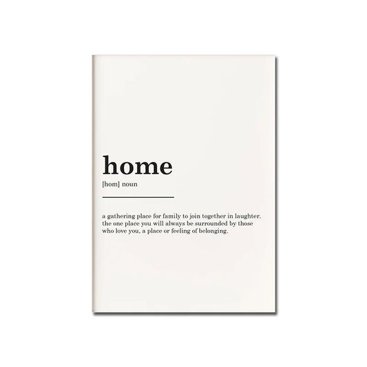 Affiche en toile "ART NOIR ET BLANC"