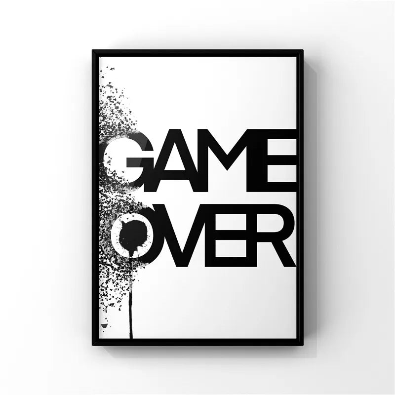 Affiche en toile "Gamer"