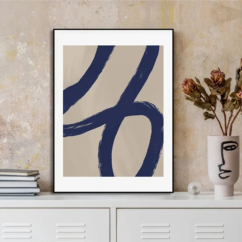 Affiche en toile abstraite SERIES