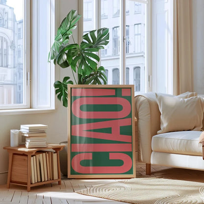 Affiche en toile CIAO
