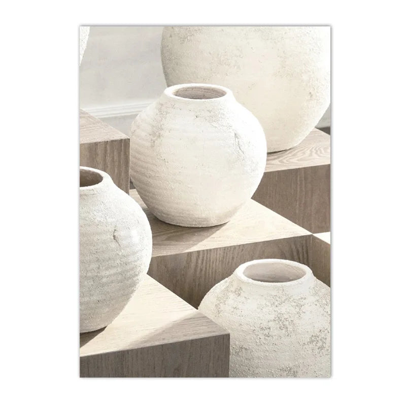 Affiche en toile VASE BOHEME OLIVIER