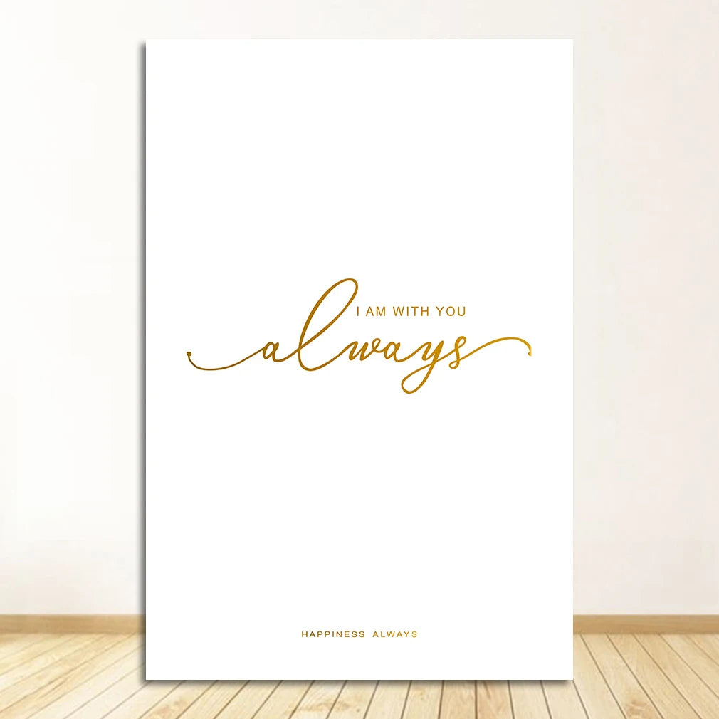 Affiche  en toile "Always"