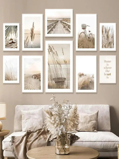 Affiche en toile BOHO NATURE BEIGE