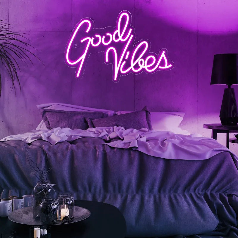 Néon Led "Good Vibes"