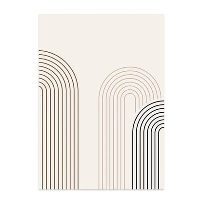 Set de 3 affiches en toile abstraite ARCHY