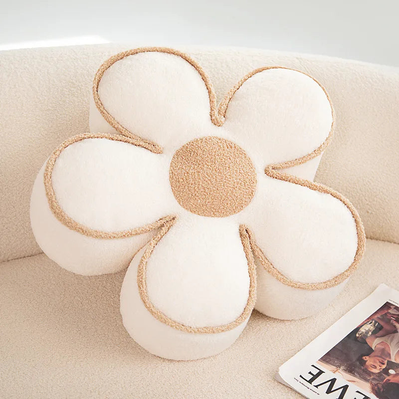 Coussin bouclette "Flowers"