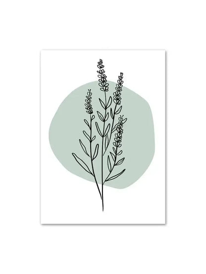 Affiche en toile PLANTES AGAVE MONSTERA