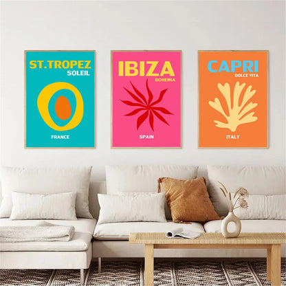 Affiche en toile COLOR VILLES