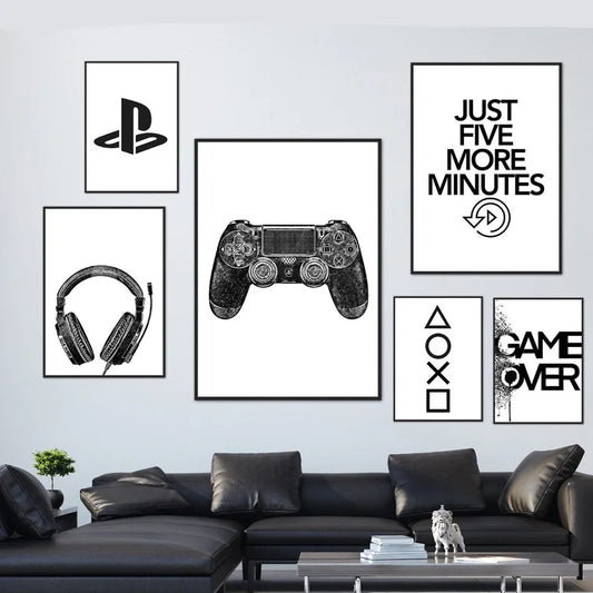 Affiche en toile "Gamer"