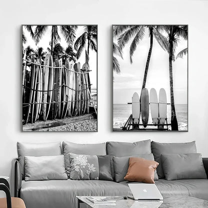 Affiche en toile SURF CHANEL