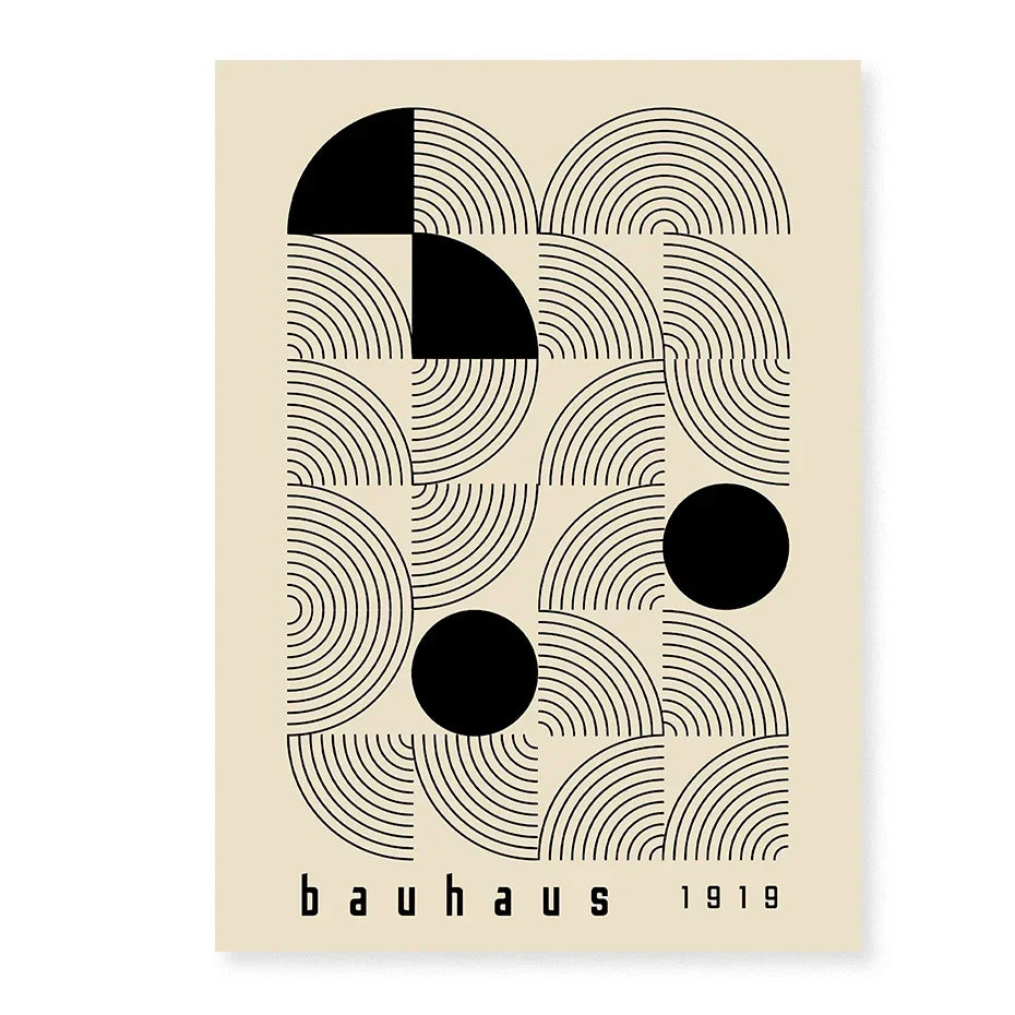 Affiche impression toile BAUHAUS