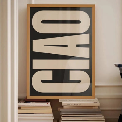 Affiche en toile CIAO
