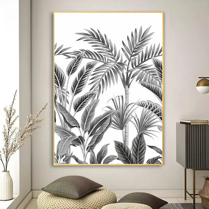 Affiche en toile noir et blanc PALMERS