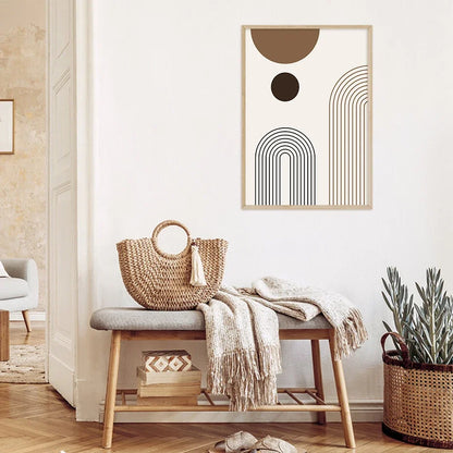 Set de 3 affiches en toile abstraite ARCHY