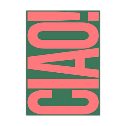 Affiche en toile CIAO