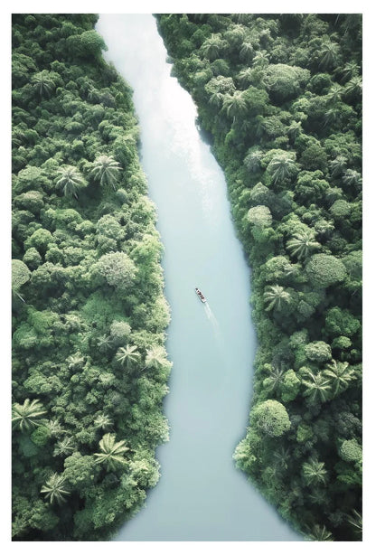 Affiche en toile FORET TROPICALE ANIMAL