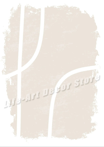 Affiche en toile abstraite NEUTRAL BEIGE