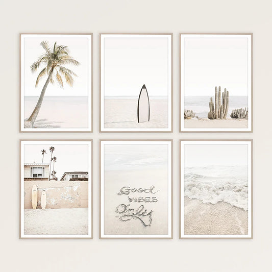 Affiche en toile BEACH BOHO