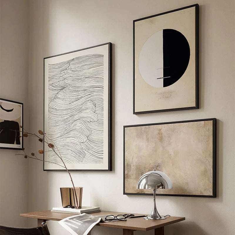 Affiche en toile abstraite MOON