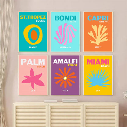 Affiche en toile COLOR VILLES