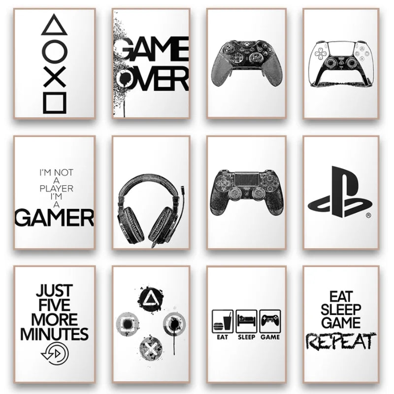 Affiche en toile "Gamer"