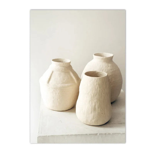 Affiche en toile VASE BOHEME OLIVIER