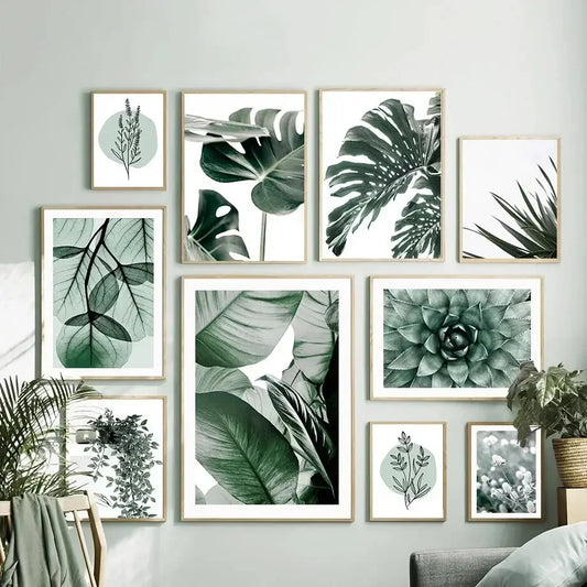Affiche en toile PLANTES AGAVE MONSTERA