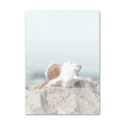 Affiche en toile SANTORINI BEACH