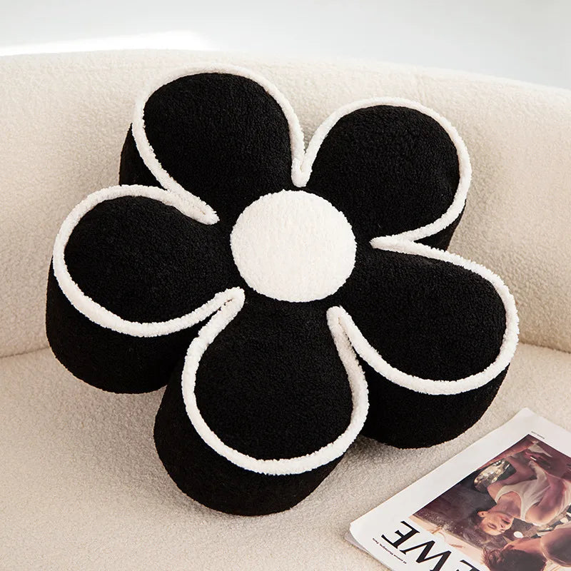 Coussin bouclette "Flowers"