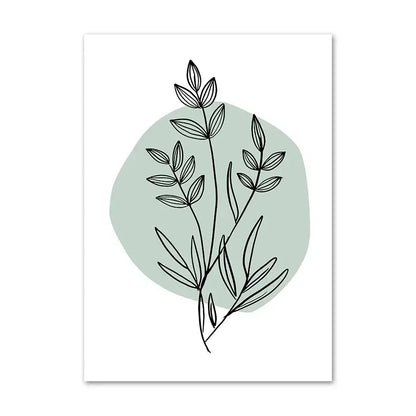 Affiche en toile PLANTES AGAVE MONSTERA