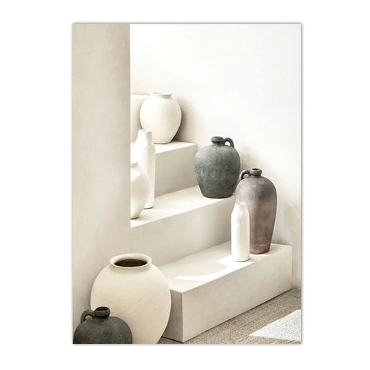 Affiche en toile VASE BOHEME OLIVIER