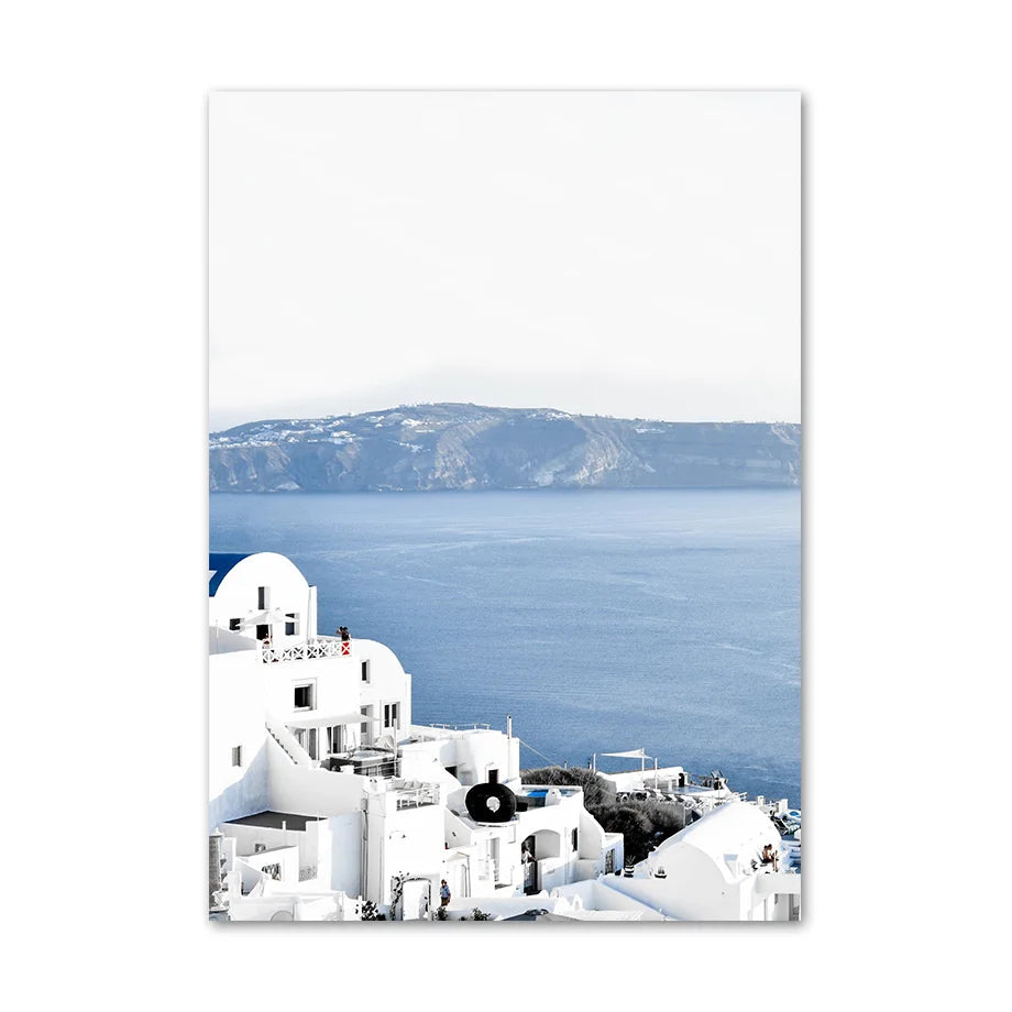 Affiche en toile GRECE SANTORIN