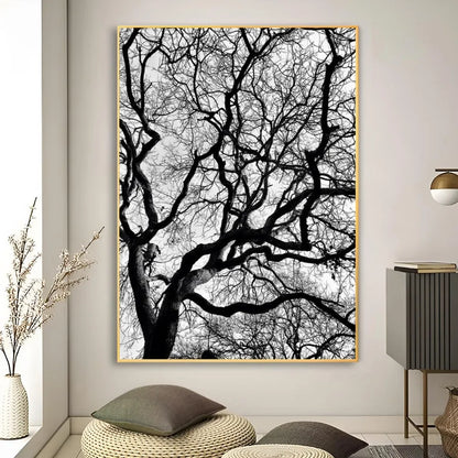 Affiche en toile noir et blanc PALMERS