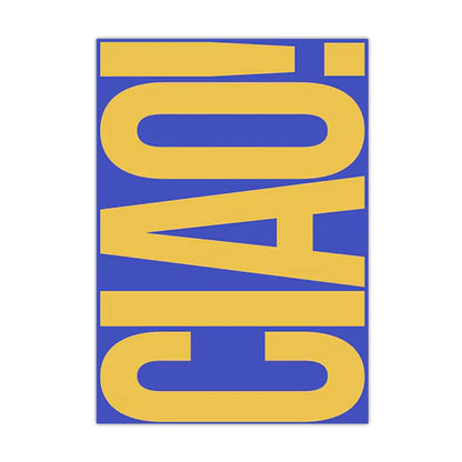 Affiche en toile CIAO