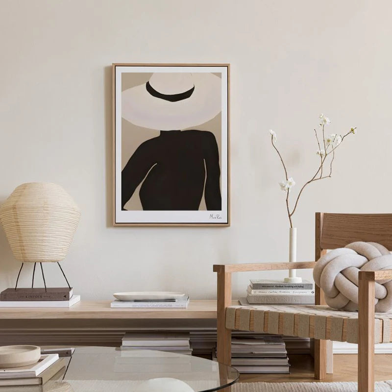 Affiche en toile abstraite MOON