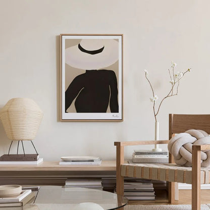 Affiche en toile abstraite MOON