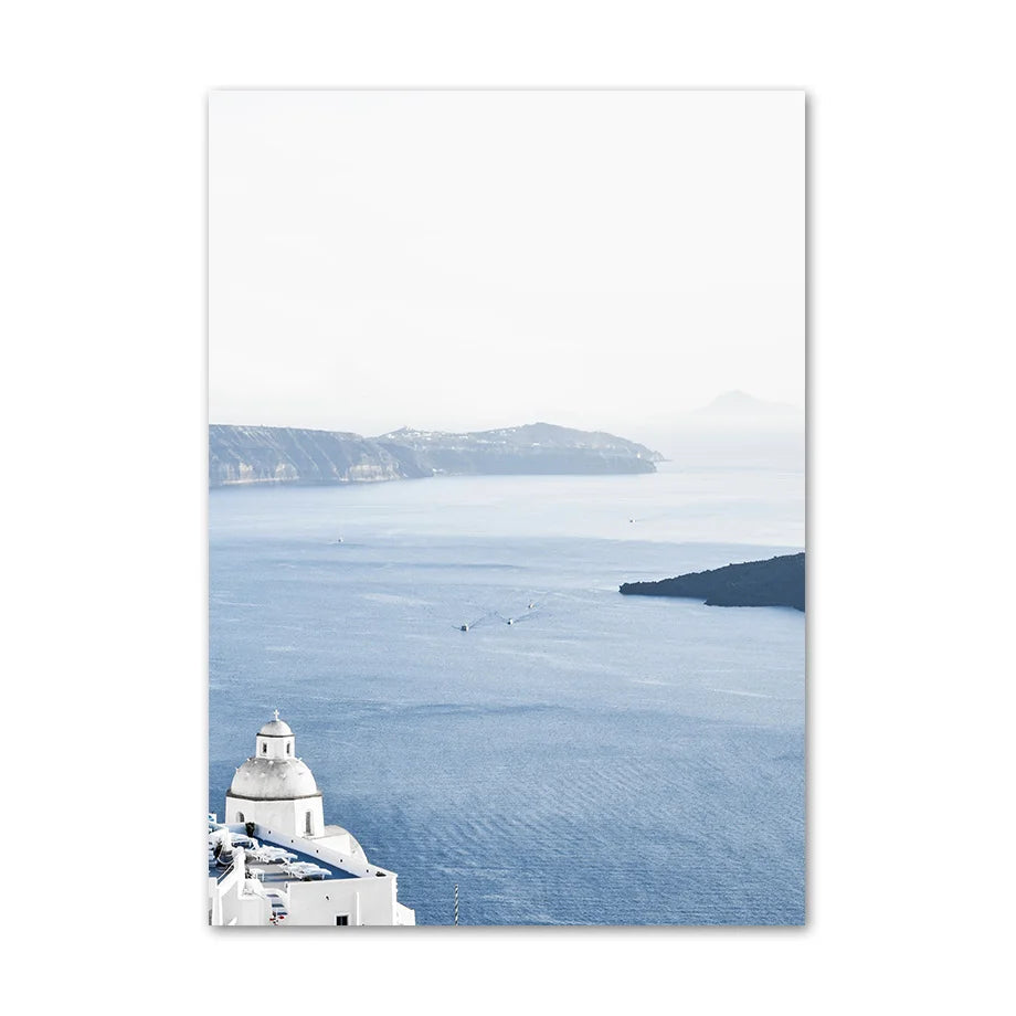 Affiche en toile GRECE SANTORIN