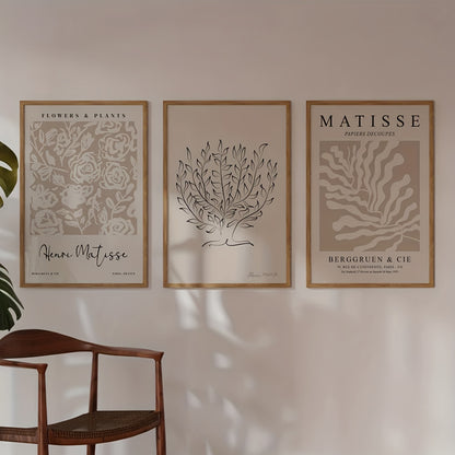 Set de 3 affiches en toile MATISSE