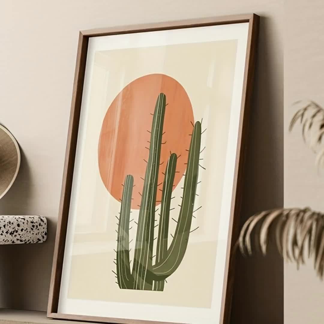 Affiche en toile CACTUS DESERT